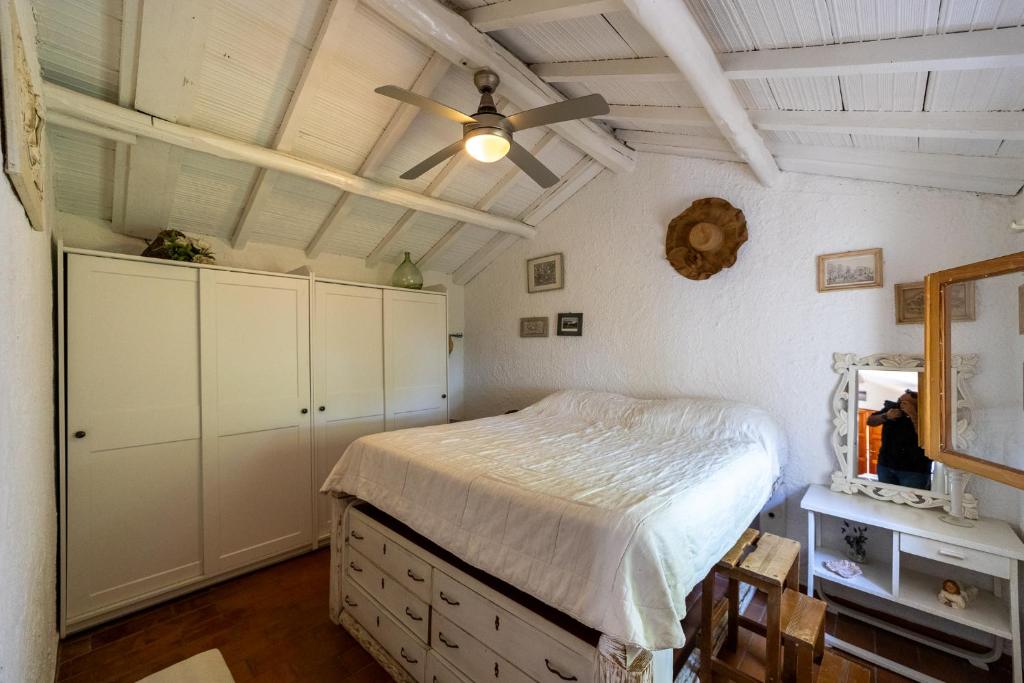 Posteľ alebo postele v izbe v ubytovaní Cottage Pura Vigna immerso nella natura vicino al mare