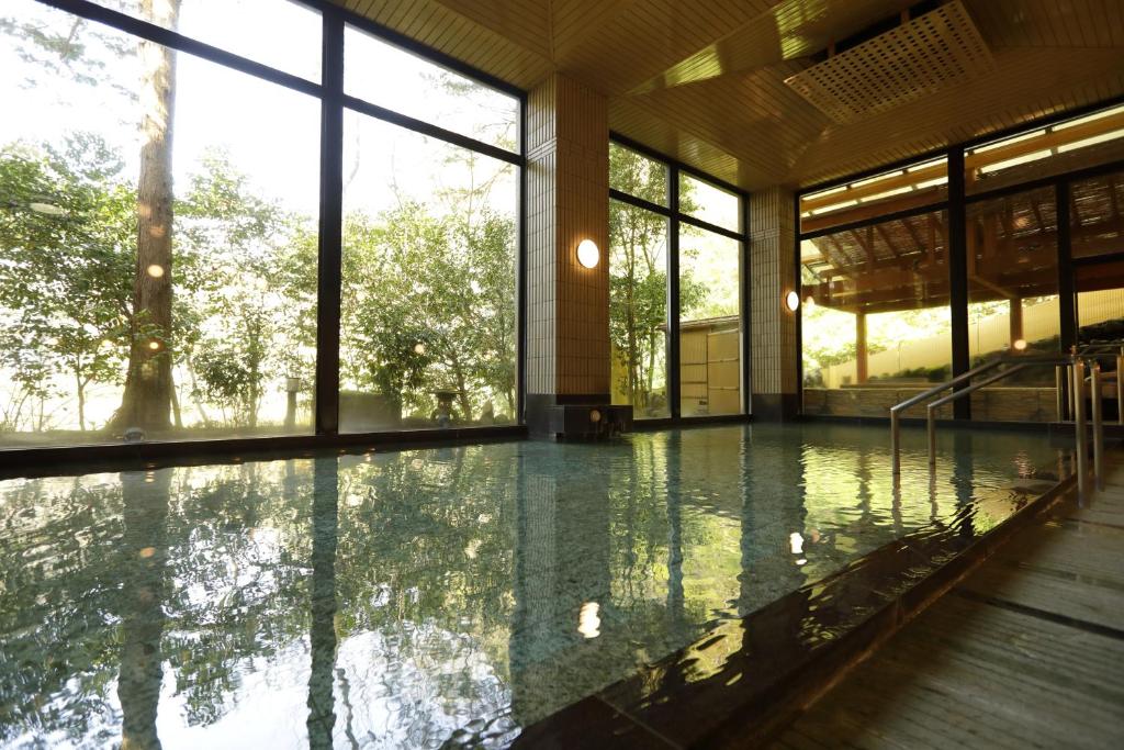 Bazén v ubytování Hotel Nanpuso nebo v jeho okolí