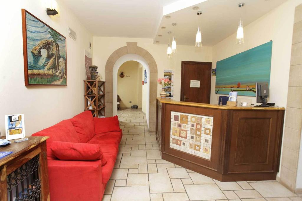 Posezení v ubytování Albergo Maccotta