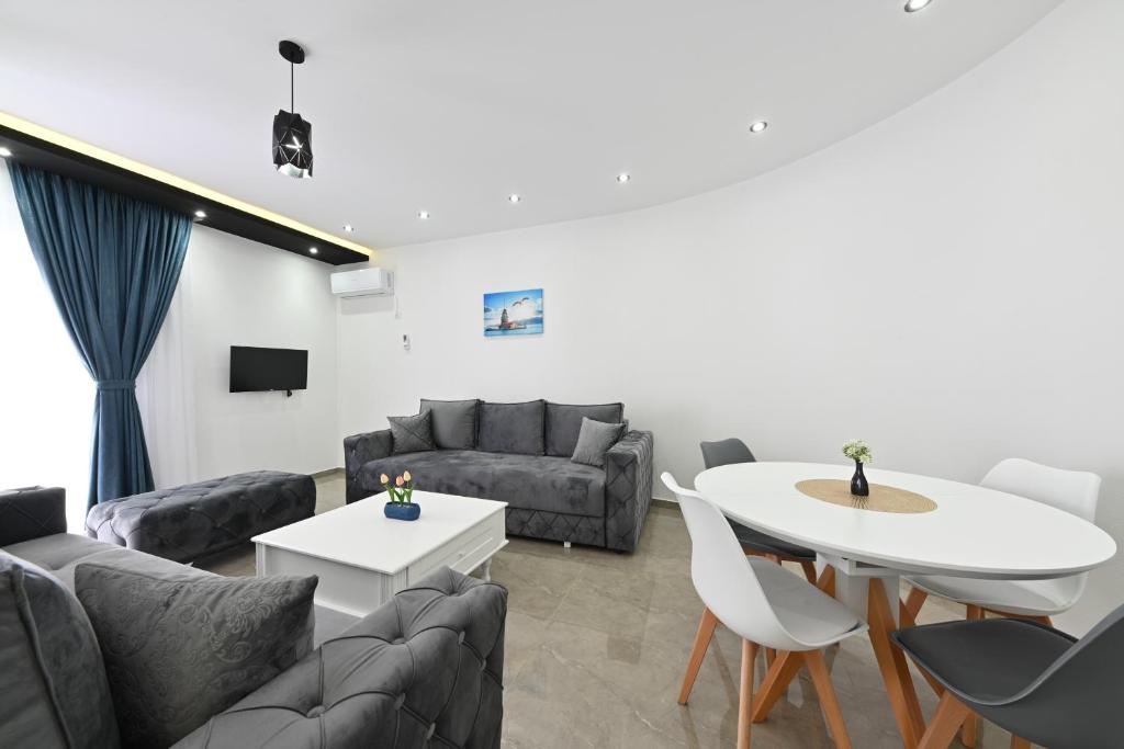 Posezení v ubytování Lux DAM Apartments