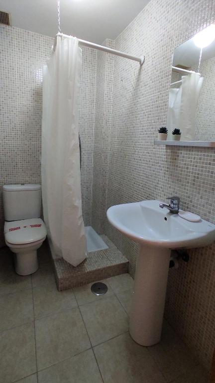 Koupelna v ubytování Apartamento Sorolla Benalmádena