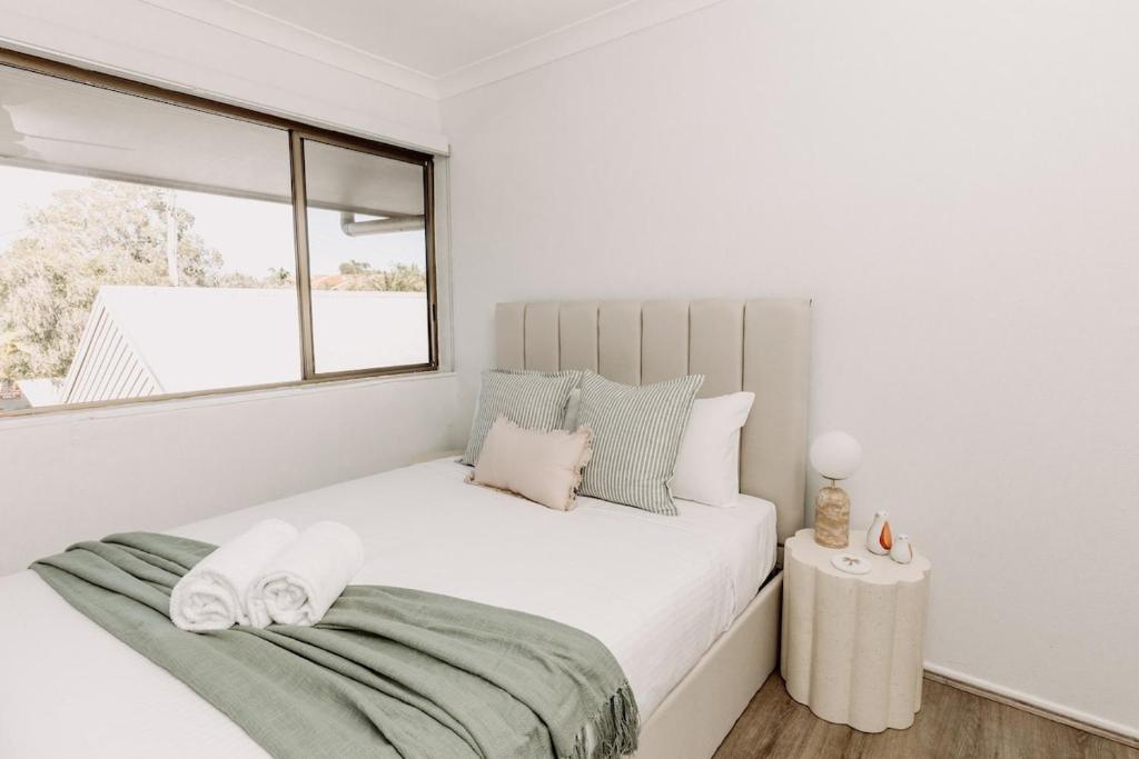 Katil atau katil-katil dalam bilik di 'Key Point' - Tranquil Getaway - Mooloolaba