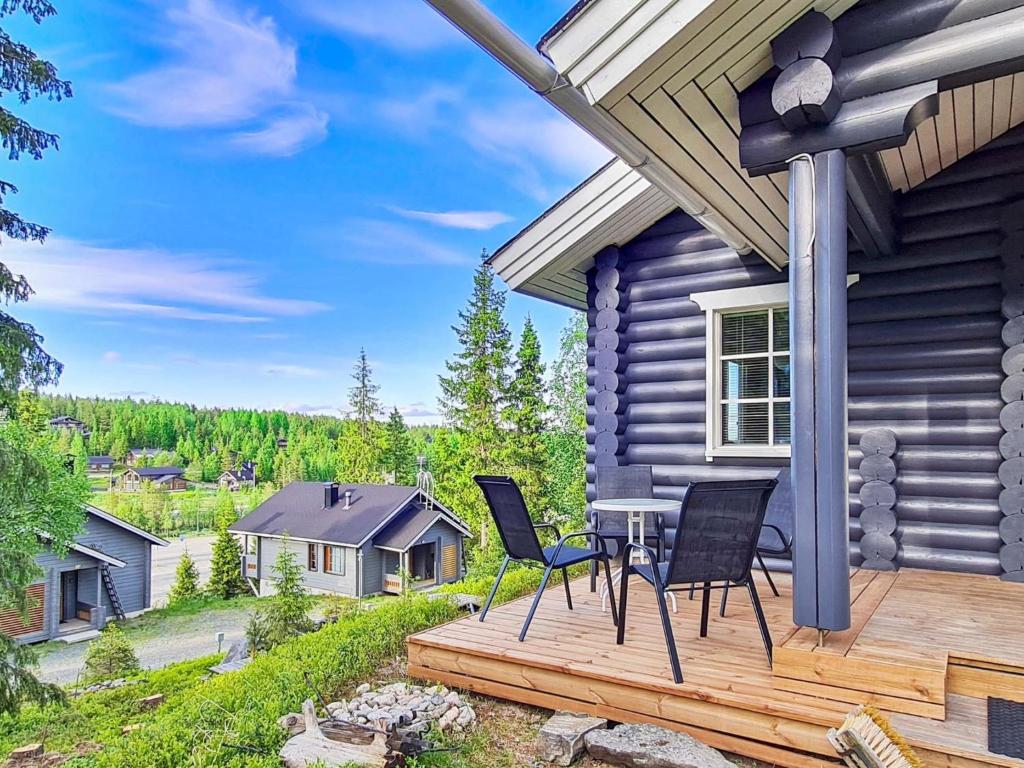 Bygningen som feriehuset ligger i