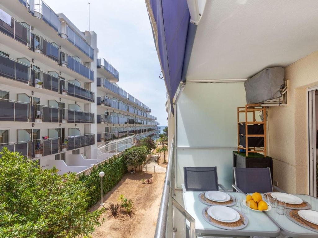 Balkón nebo terasa v ubytování Studio Calafont by Interhome