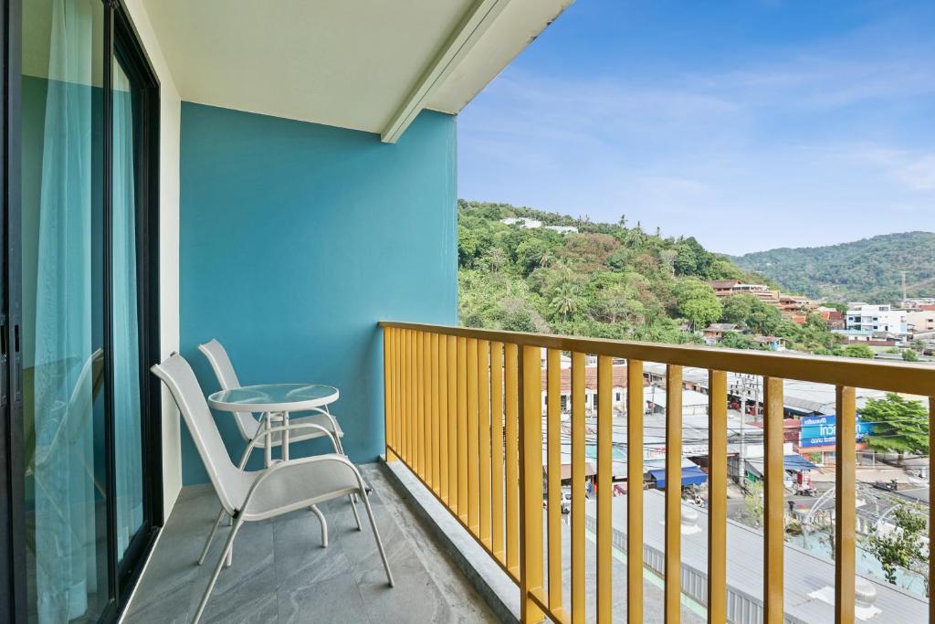 Nespecifikovaný výhled na hory nebo výhled na hory při pohledu z hotelu