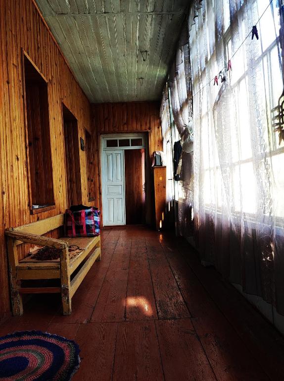 Postel nebo postele na pokoji v ubytování Guest House Zhora Kaldani