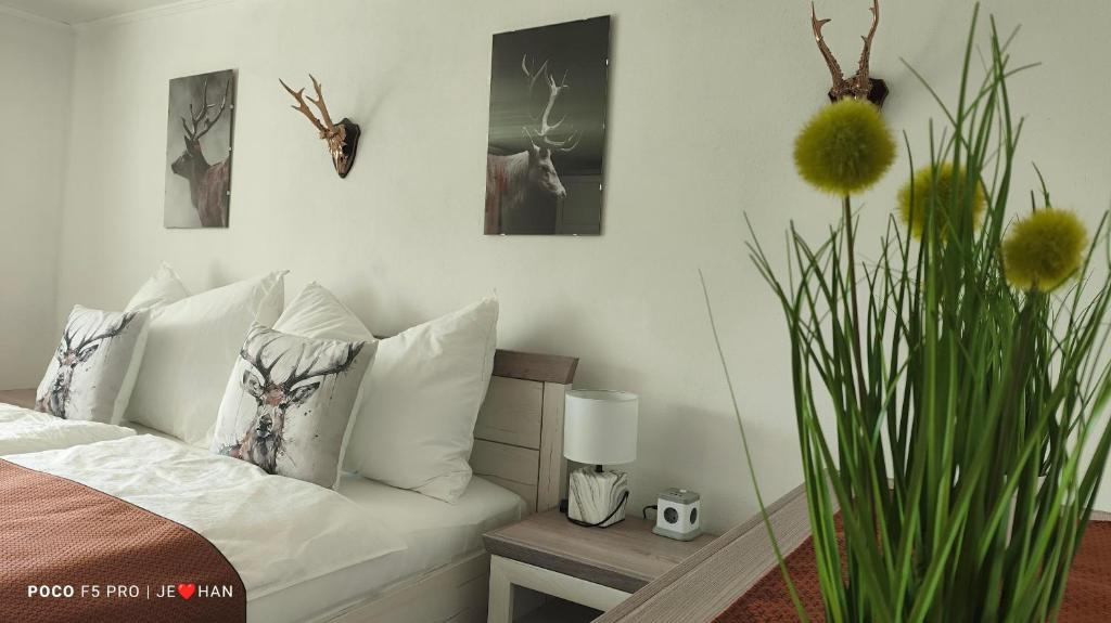 Letto o letti in una camera di Ferienhaus Strassgartl