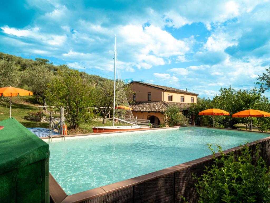 The swimming pool at or close to Apartment Villa Elster-1 by Interhome