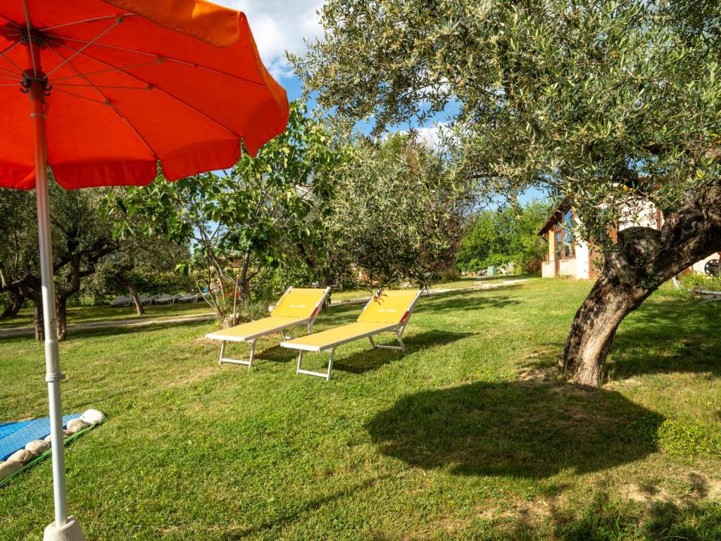 A garden outside Apartment Villa Elster-1 by Interhome