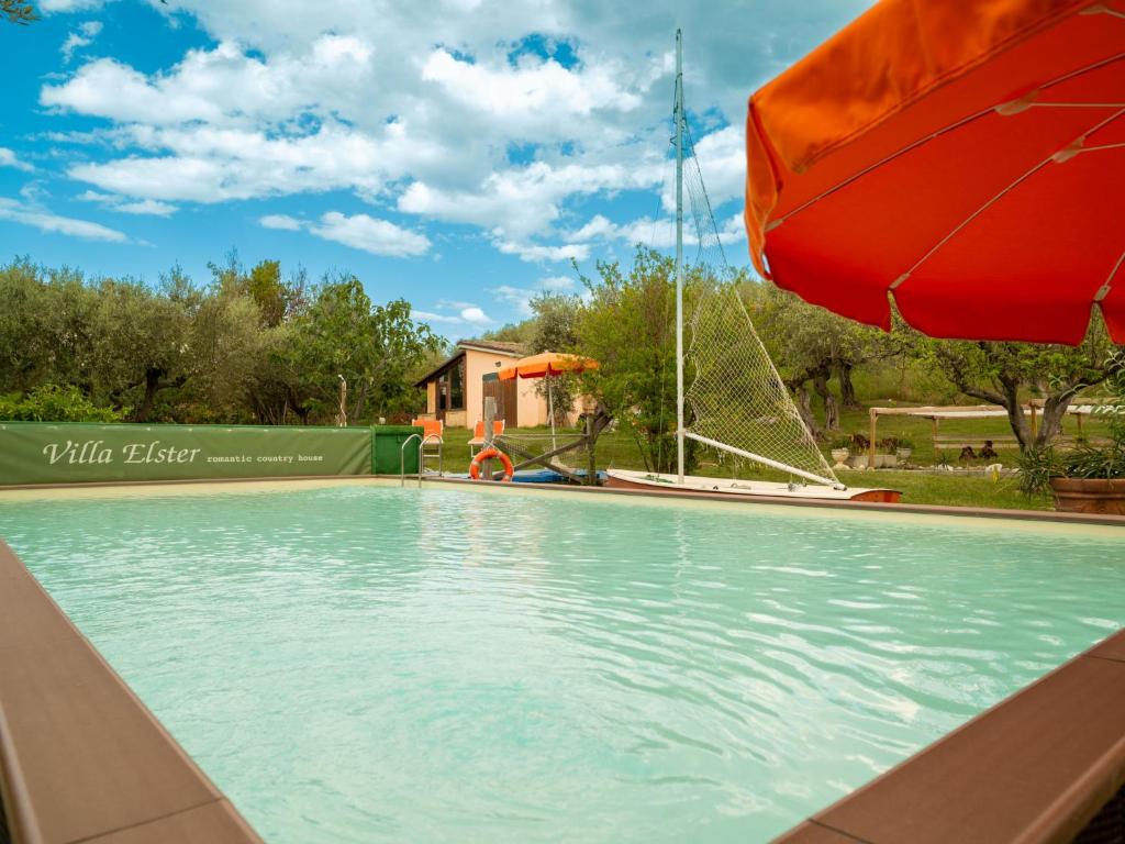 The swimming pool at or close to Apartment Villa Elster-1 by Interhome