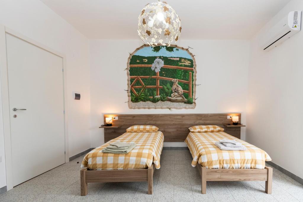 B&b Zia Marì - Chambre Lits Jumeaux Avec Salle De Bains Privative