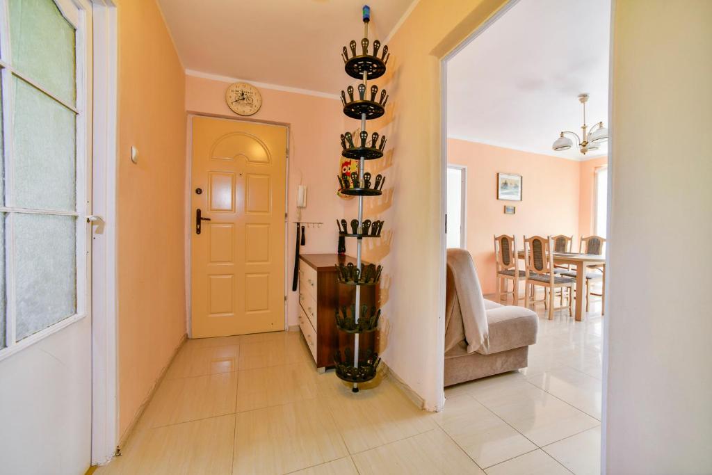 Posedenie v ubytovaní Apartament u Joli w Kolobrzegu Podczele - 2 sypialnie, 50m2, wifi i parking za darmo!