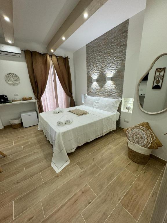 Postel nebo postele na pokoji v ubytování Gio's room