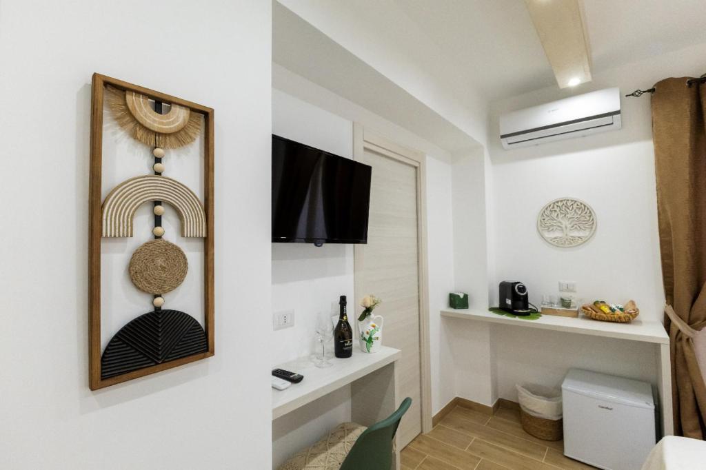 TV a/nebo společenská místnost v ubytování Gio's room