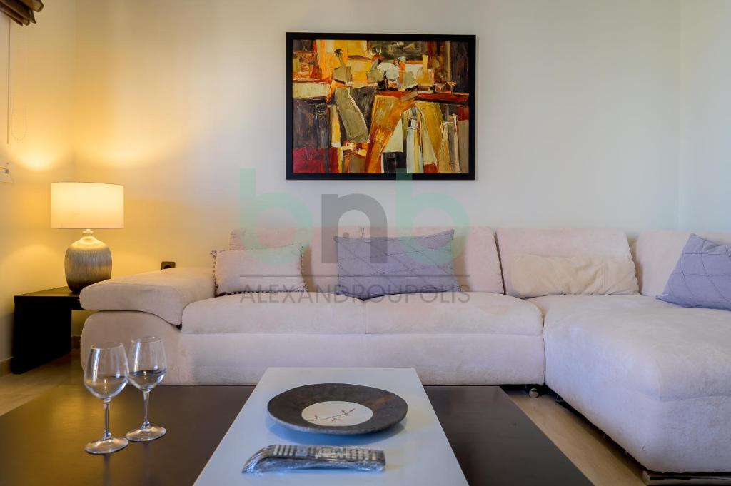 Χώρος καθιστικού στο My AXD Apartment