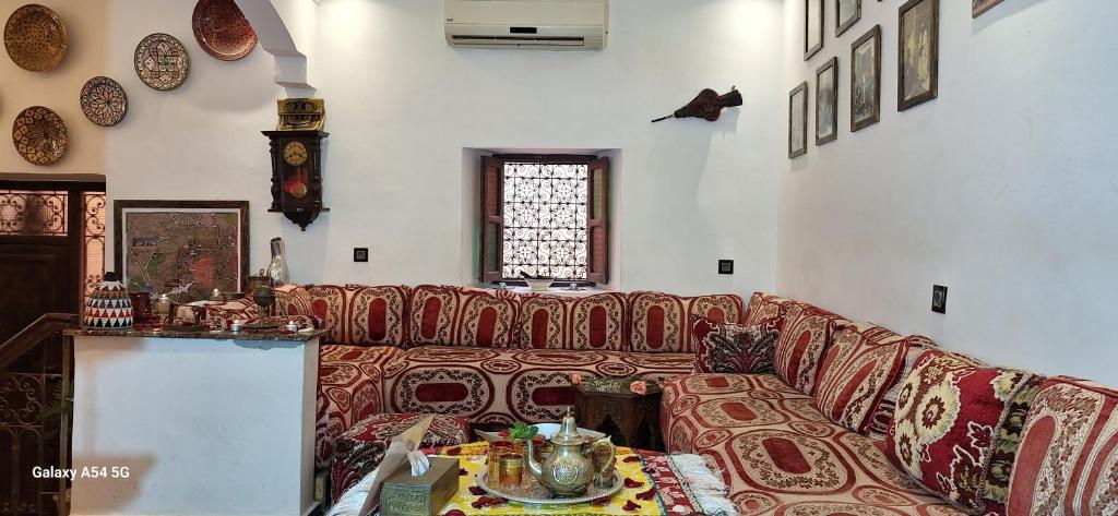Posezení v ubytování Hostel Dar Ben Youssef