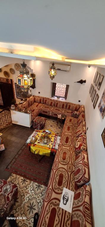 Posezení v ubytování Hostel Dar Ben Youssef