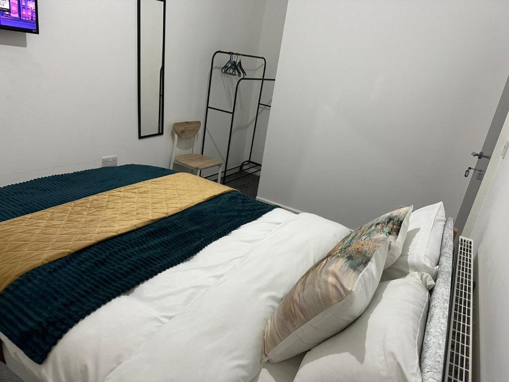 Postel nebo postele na pokoji v ubytování Dans Place