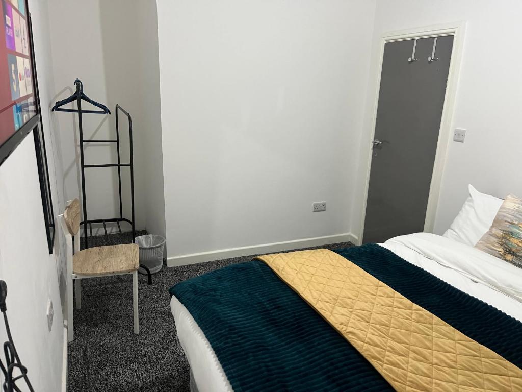 Postel nebo postele na pokoji v ubytování Dans Place