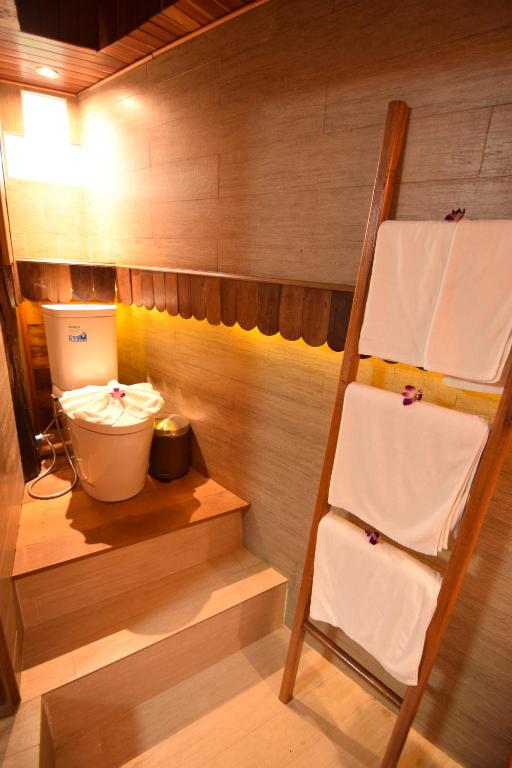 Koupelna v ubytování Baan Habeebee Resort