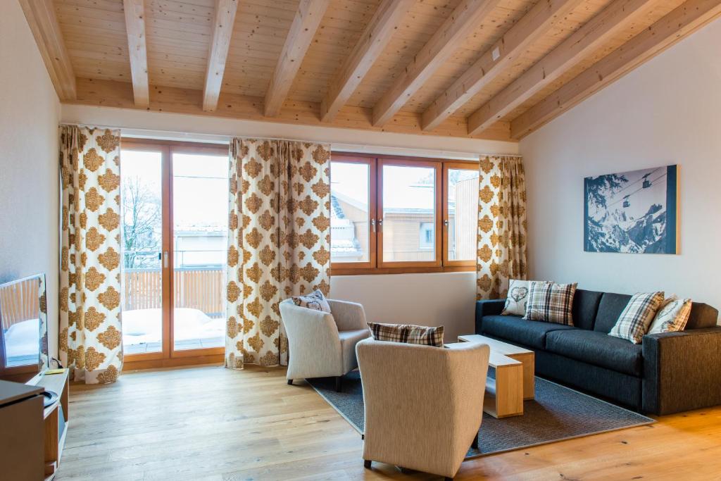 Posezení v ubytování Titlis Resort