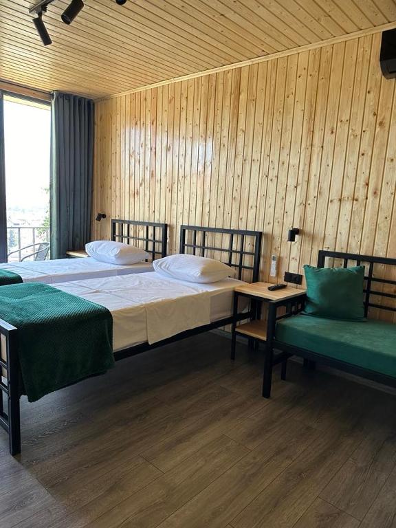 Postel nebo postele na pokoji v ubytování Hotel Eurica