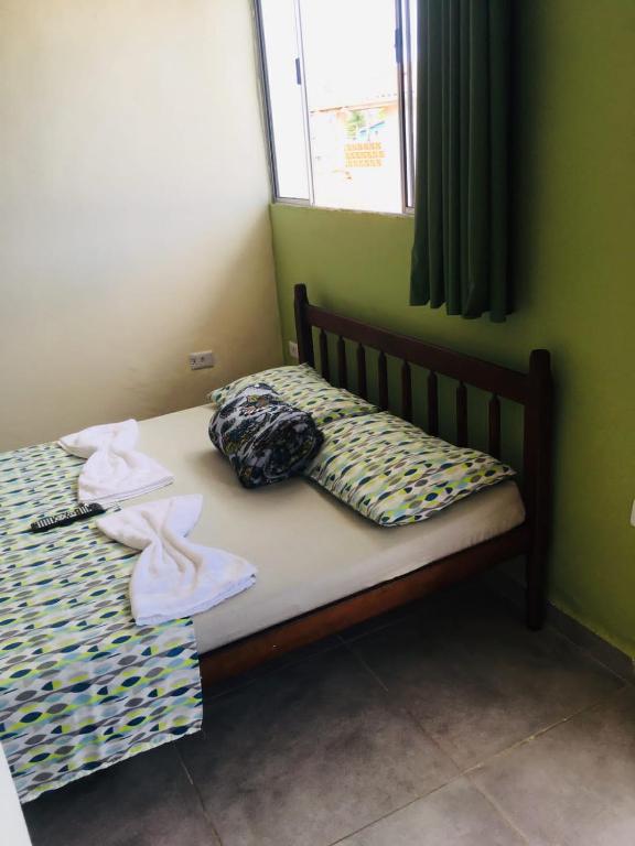 Postel nebo postele na pokoji v ubytování Pousada Beach Porto Novo