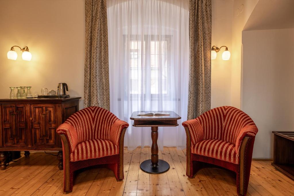 Posezení v ubytování Hotel Ruze