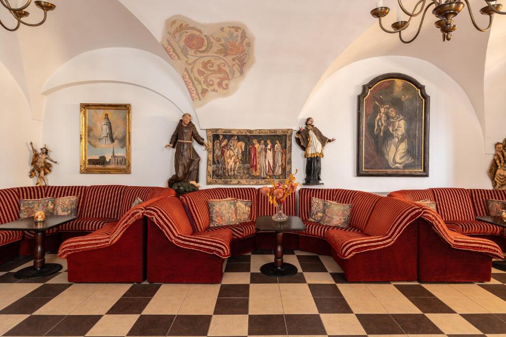 Posezení v ubytování Hotel Ruze