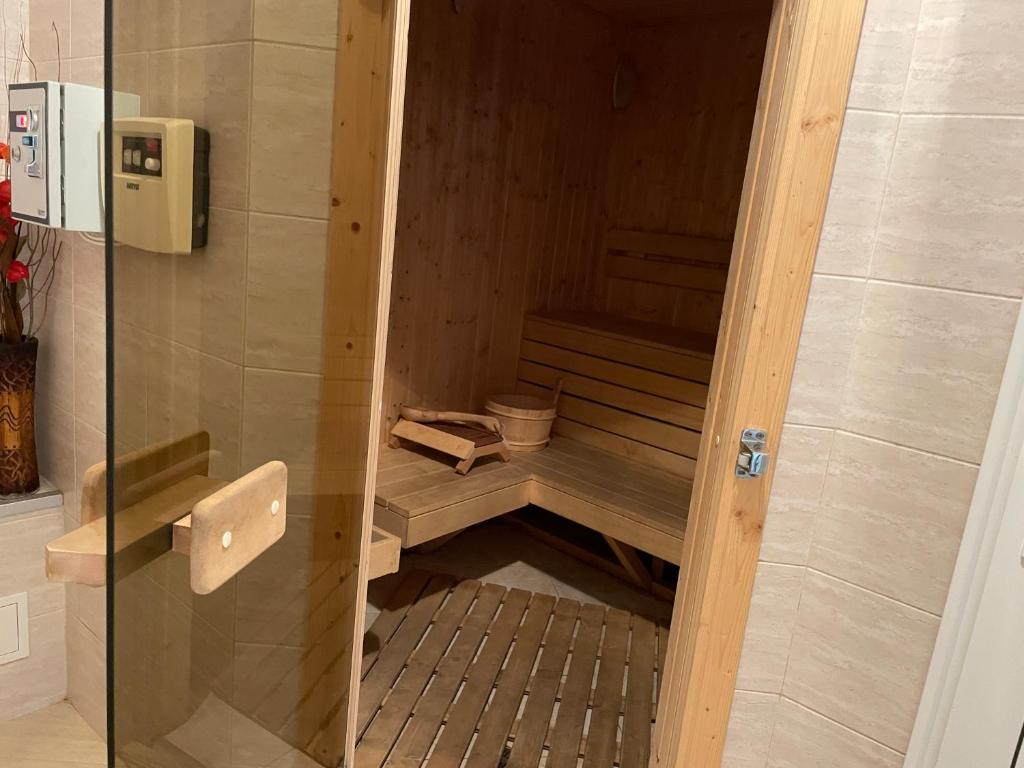 Koupelna v ubytování Vip Vision Studio LUX