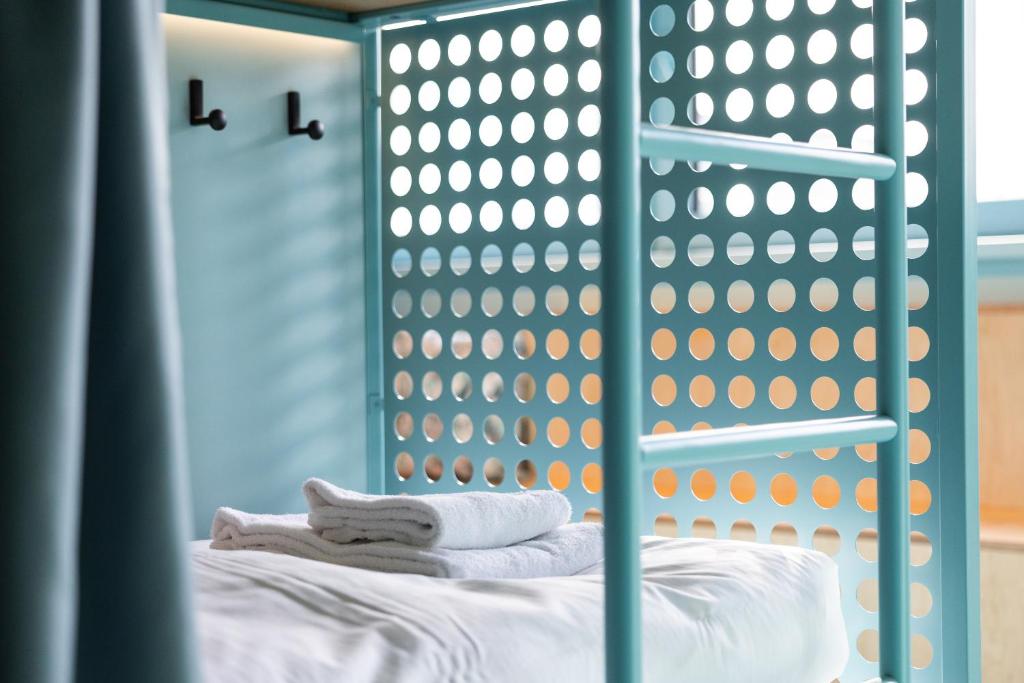 Postel nebo postele na pokoji v ubytování Bunks at Rode