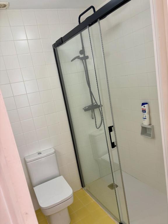 Koupelna v ubytování Tradicional apartamento central de 2 camas dobles