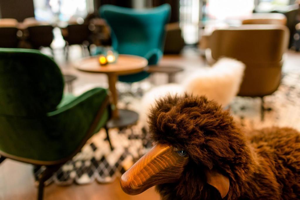 Motel One Glasgowにあるシーティングエリア