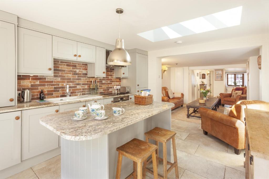 Kuchyň nebo kuchyňský kout v ubytování Pebble Cottage, Dunster