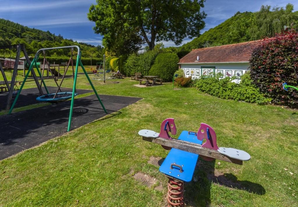 Zahrada ubytování Pebble Cottage, Dunster