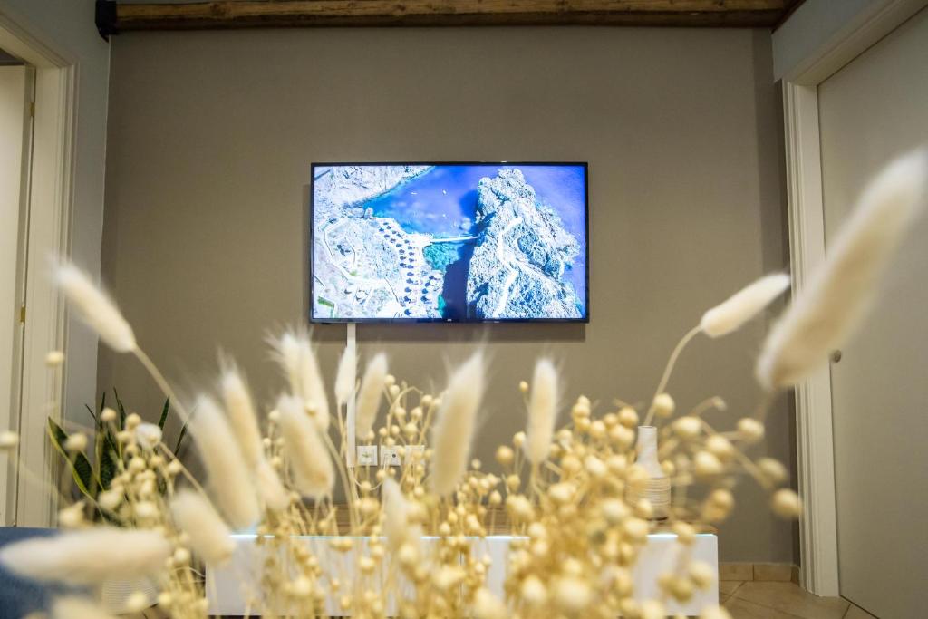 TV a/nebo společenská místnost v ubytování Serenity In Gonia