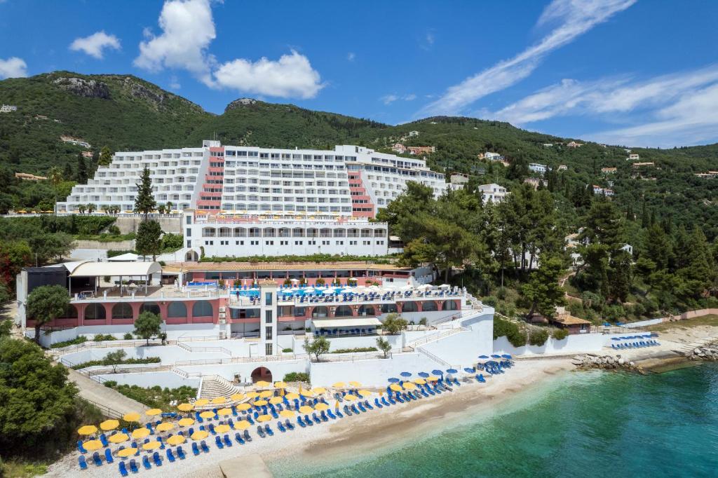 Letecký snímek ubytování Sunshine Corfu Hotel And Spa