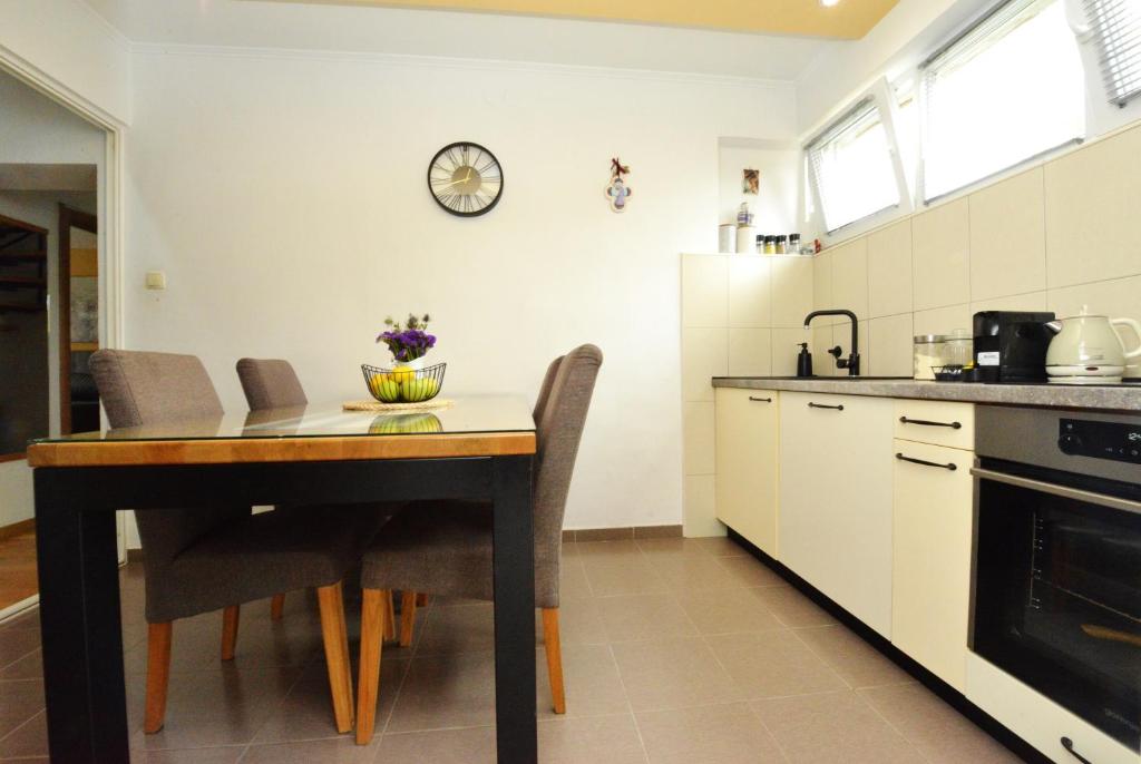 Kuchnia lub aneks kuchenny w obiekcie Apartment Sanja Kolovare Beach