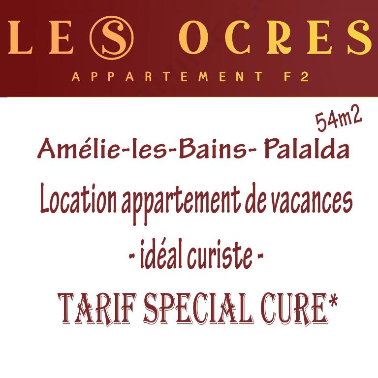 un ensemble de trois polices pour l'alphabet de l'accord de moindre importance dans l'établissement Les Ocres, à Amélie-les-Bains-Palalda