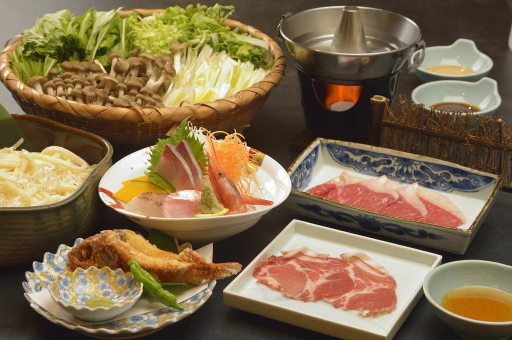 Cibo presso il ryokan o nelle vicinanze