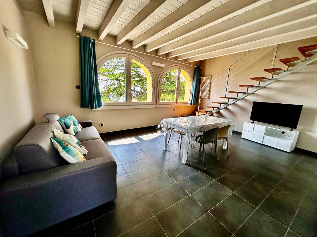 Χώρος καθιστικού στο Appartamenti Picedo