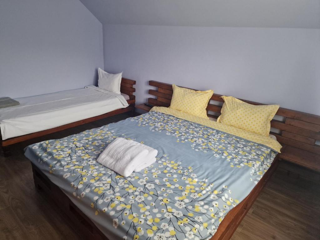 Postel nebo postele na pokoji v ubytování Casa Maya