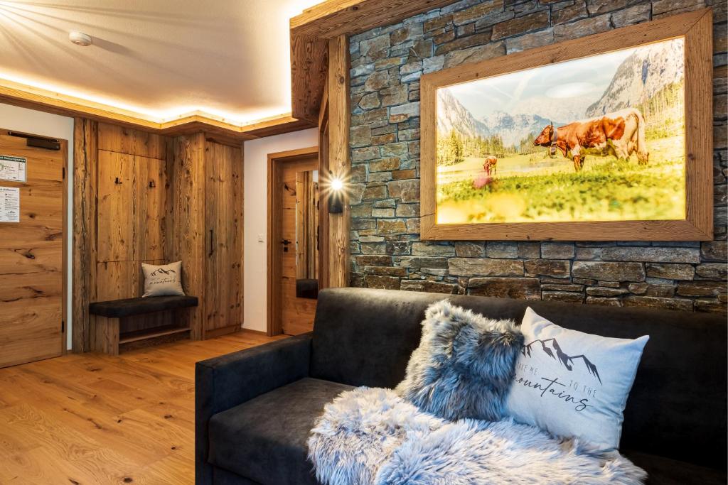 Posezení v ubytování Appartements Hochödlehen