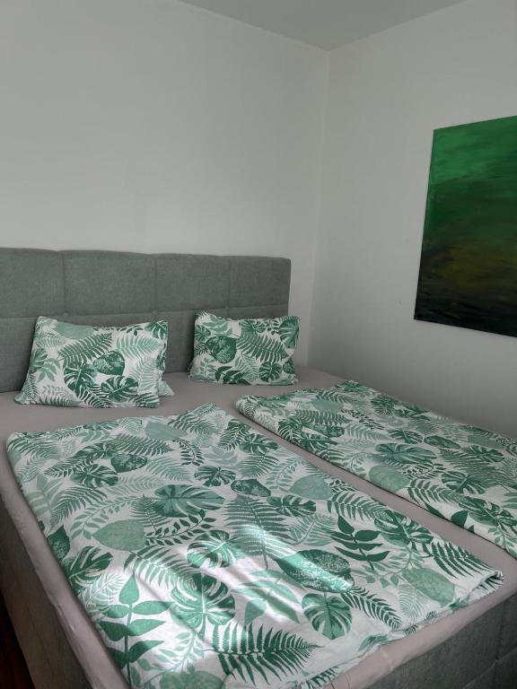 Postel nebo postele na pokoji v ubytování Haus Mup