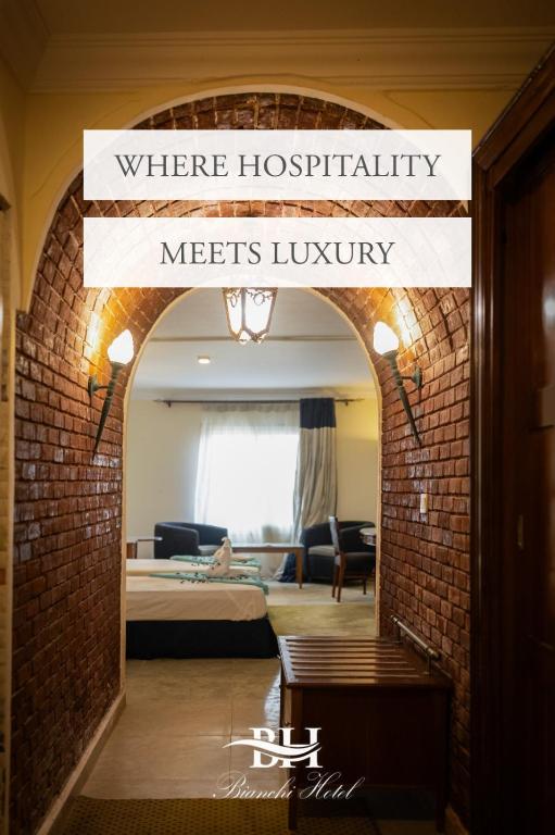 Vstupní hala nebo recepce v ubytování Bianchi Hotel