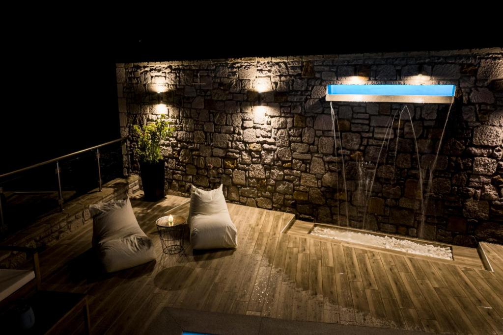 Część wypoczynkowa w obiekcie Lithoessa Luxury Apartments