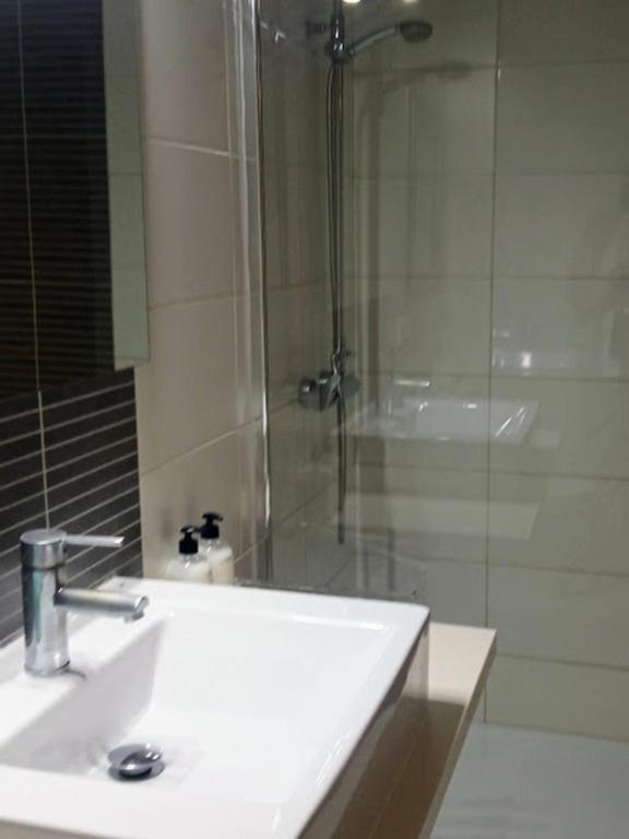 Koupelna v ubytování Apartamentos Orvay