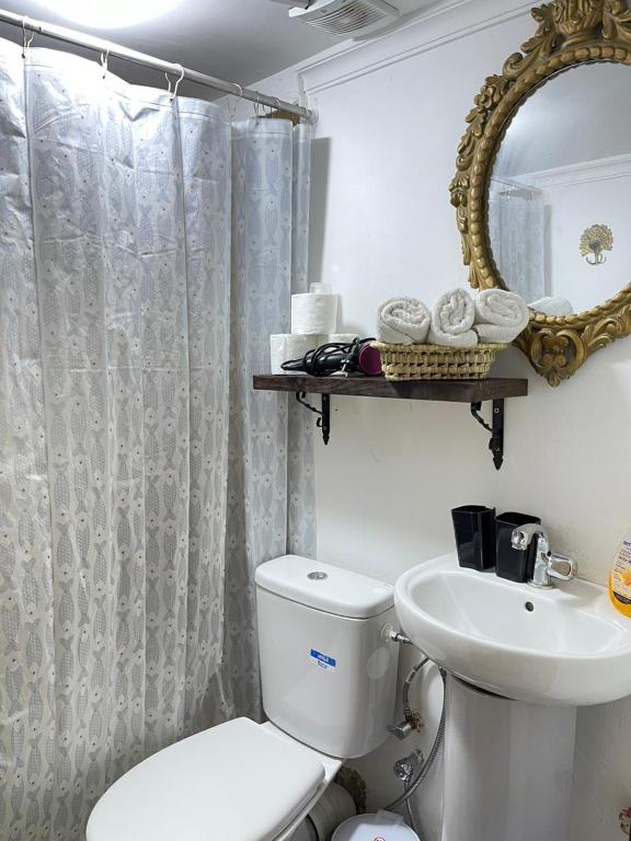 Koupelna v ubytování Riad Blue Oasis