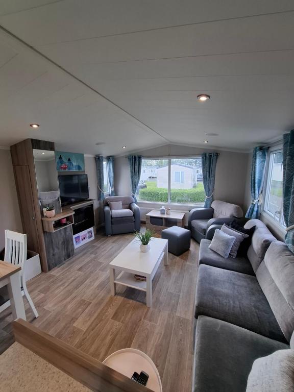 Posezení v ubytování St Andrews Retreat Seton Sands