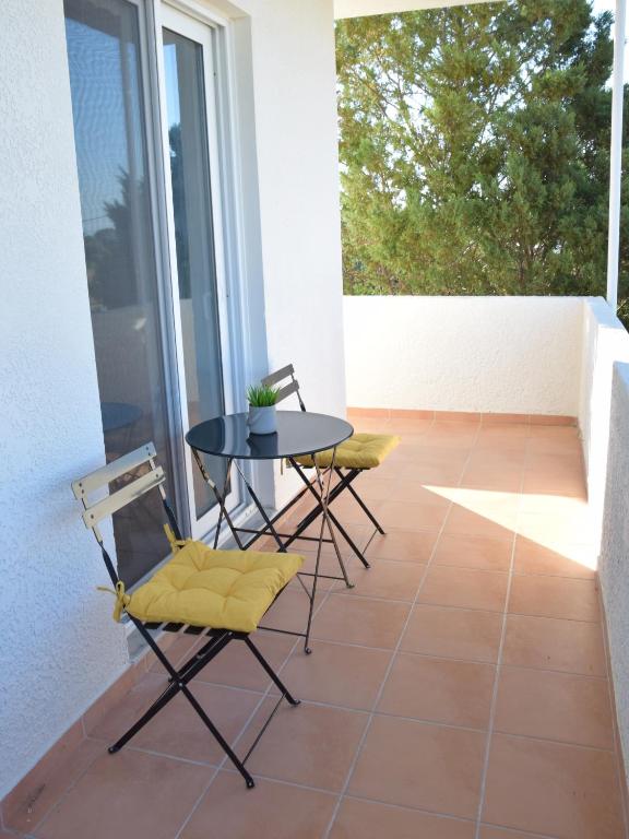 Balkón nebo terasa v ubytování Gemini Apartment